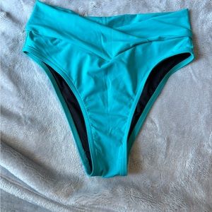 Fleo high rise cross bikini bottom